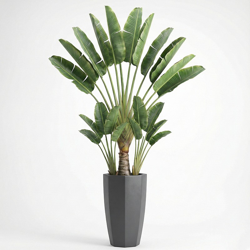 Fiddle Leaf Fig - High-Simulation Plastic Fiddle Leaf Fig Tree