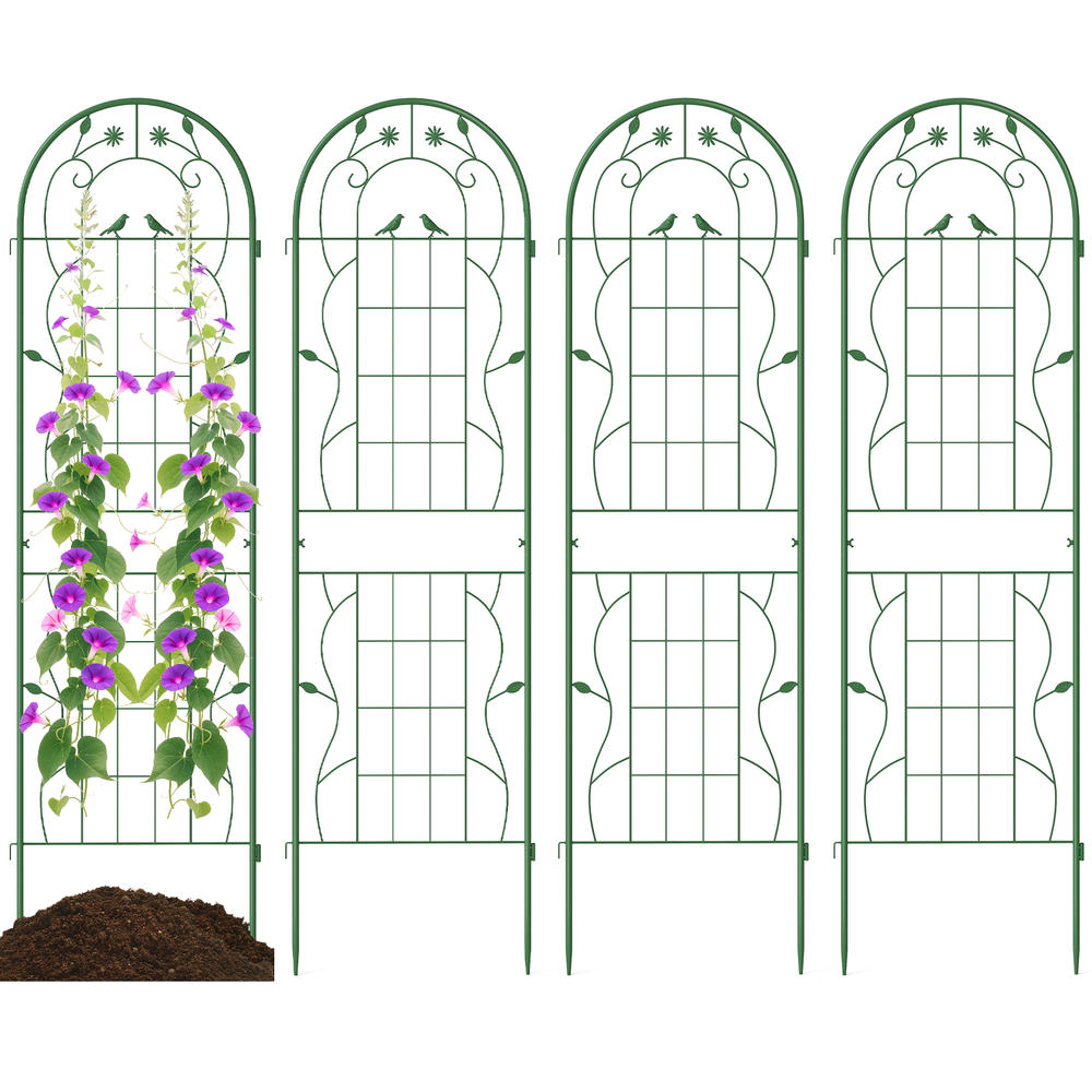 4 Pack 71 X 20 Inches Metal Ga - Plants X review and price