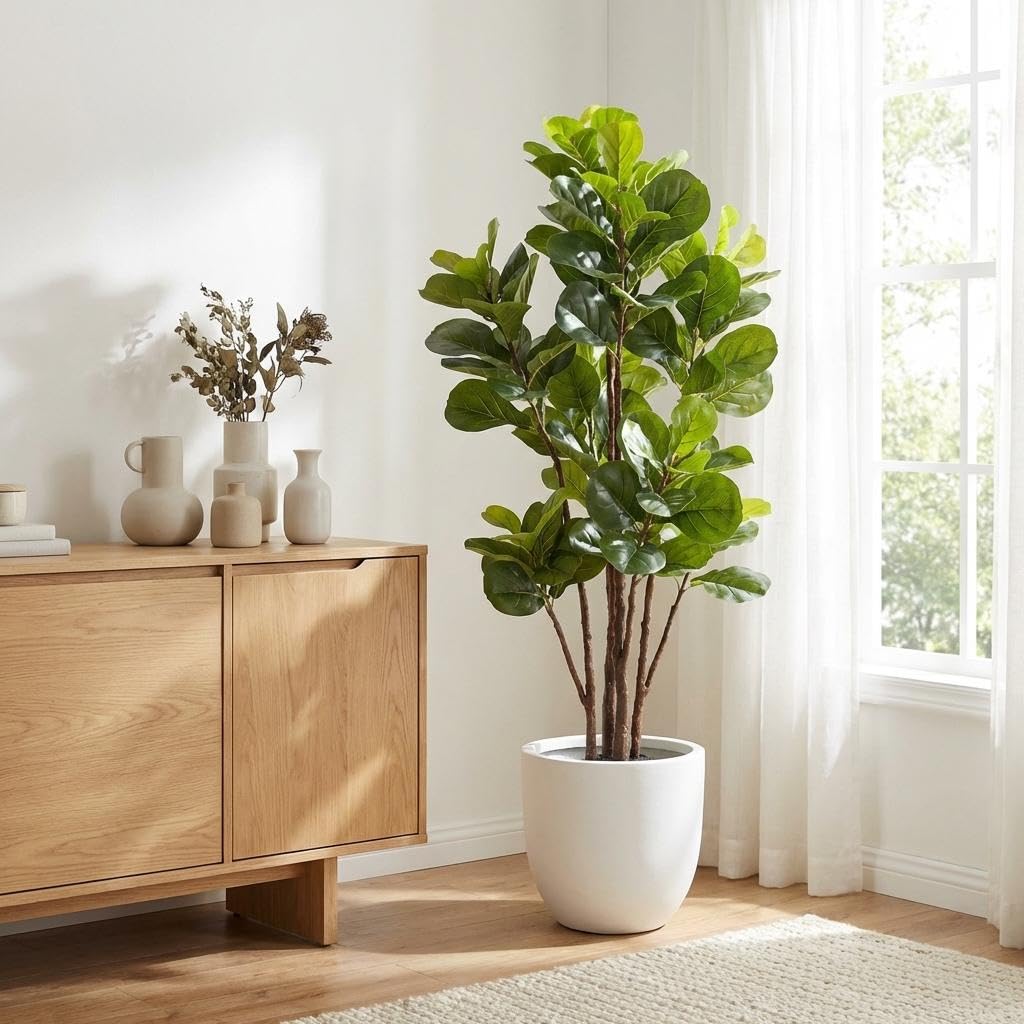 Fiddle Leaf Fig Tree Artificia - Fiddle Leaf Fig review and price