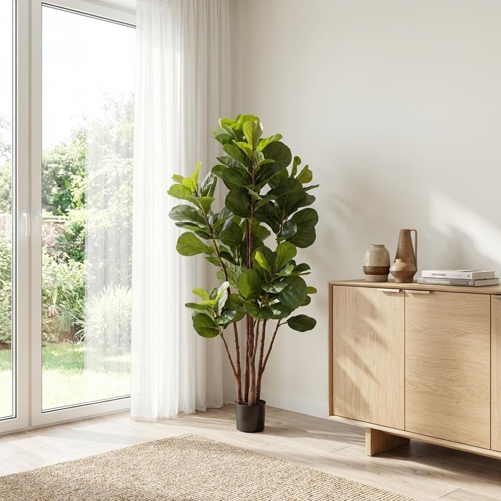 Fiddle Leaf Fig Tree Artificia - Fiddle Leaf Fig review and price