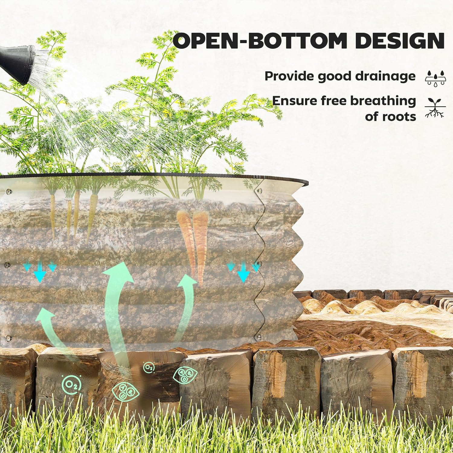 Galvanized Raised Garden Bed S - Plants X review and price