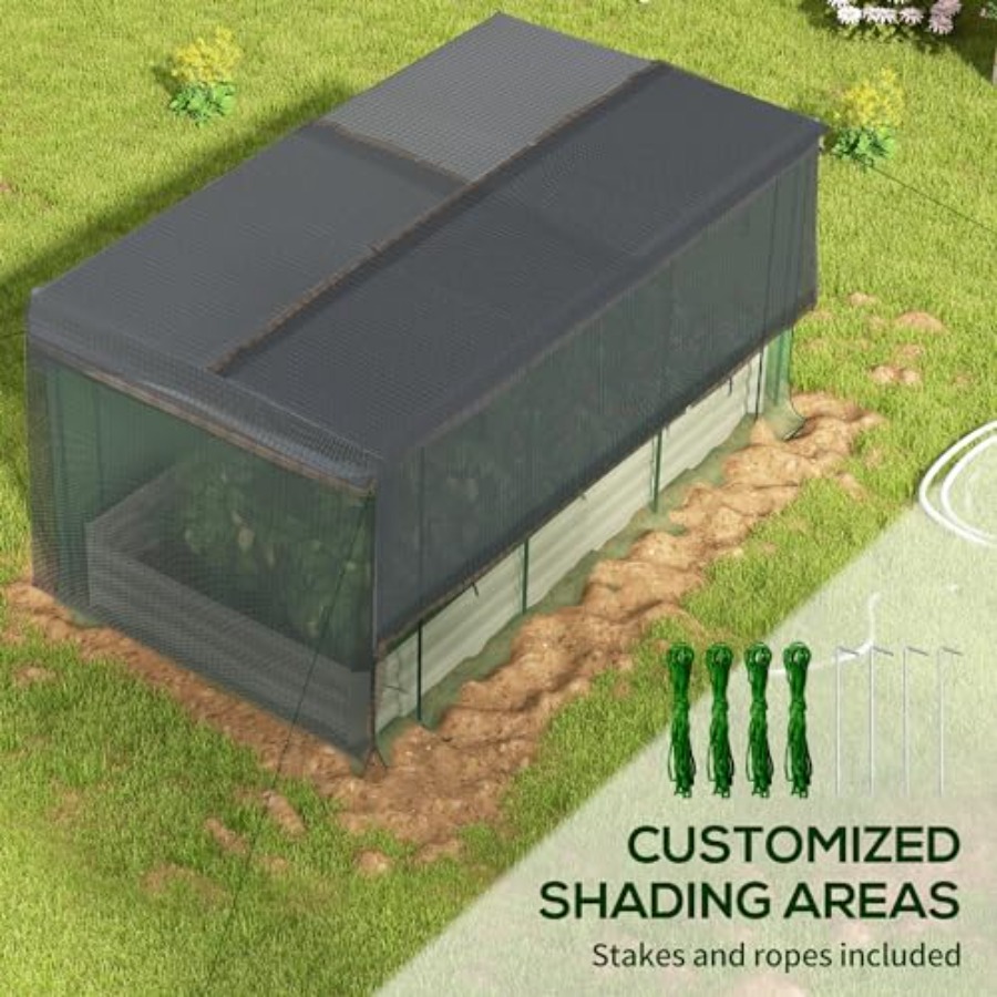 7.3 x 3.4 x 1 ft Galvanized Ra - Plants X review and price