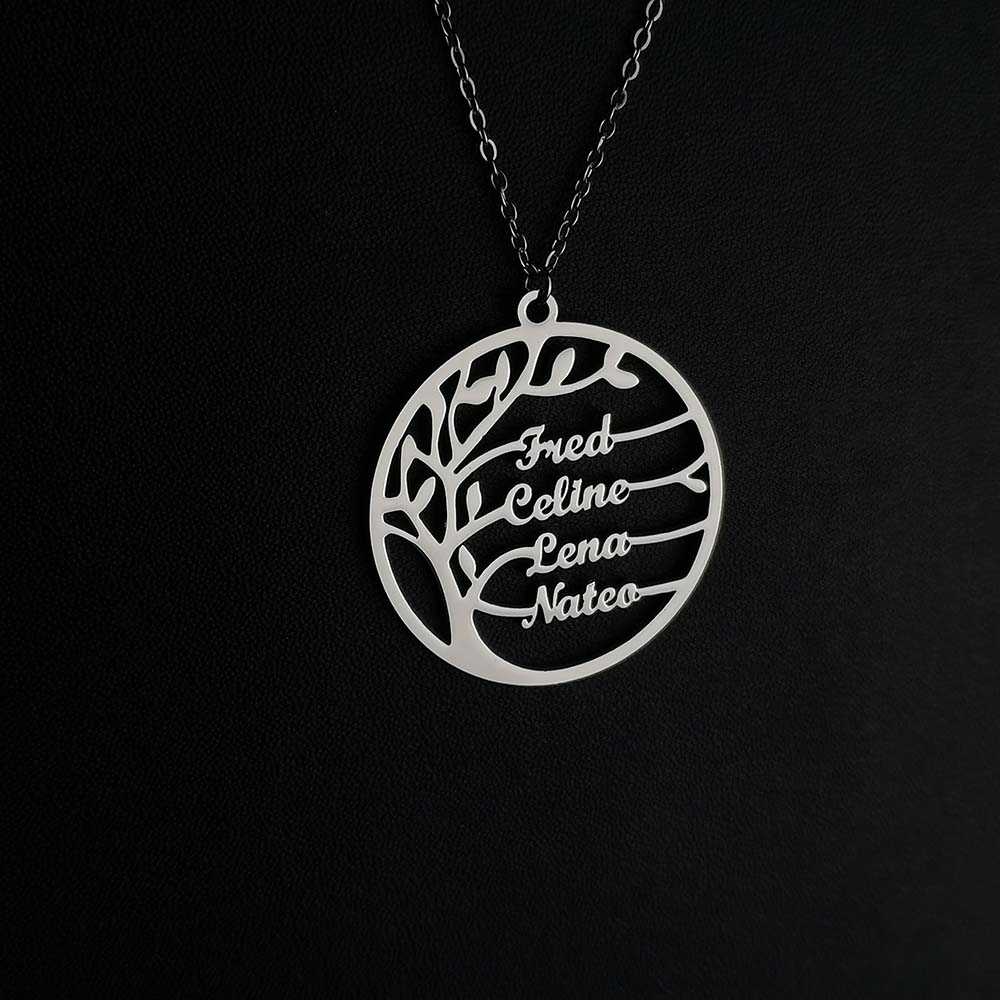 Custom Tree of Life Necklace f - Plant Parent Name review and price