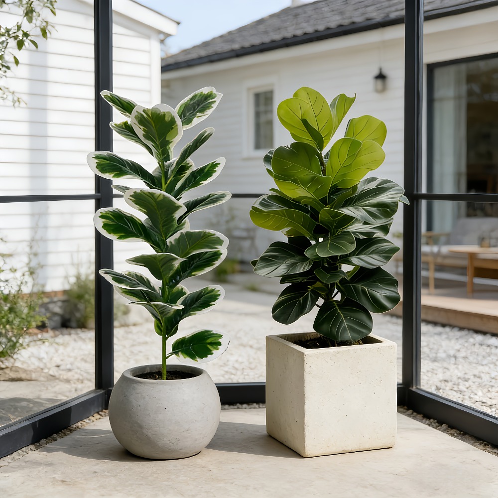 Outdoor Artificial Banyan Tree - Fiddle Leaf Fig review and price