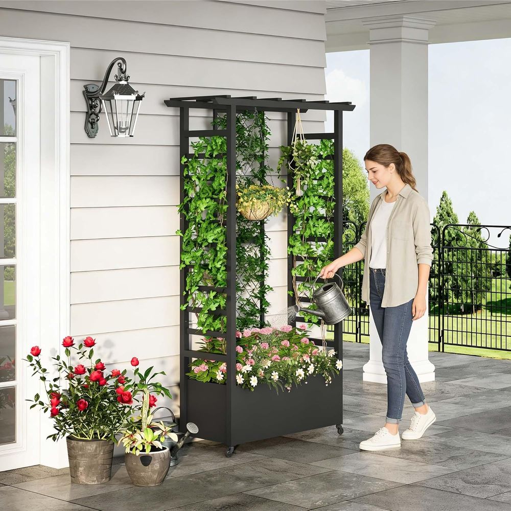 Elevated Garden Bed with Trell - Plants X review and price