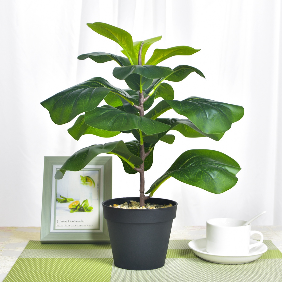 AB33-2Pcs Artificial Fiddle Le - Fiddle Leaf Fig review and price