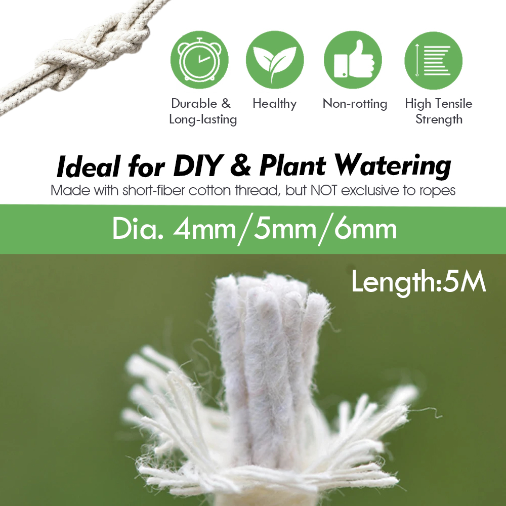 4/5/6mm Self Watering Cotton W - Plant Parent Kit review and price